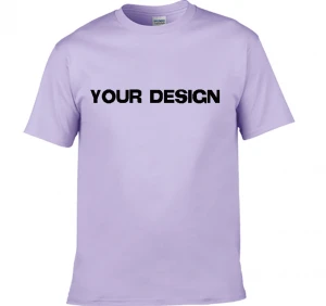 High Quality 100% Premium Cotton T-Shirt Customize Printed Logo Men O-Neck T-Shirt Custom T Shirt