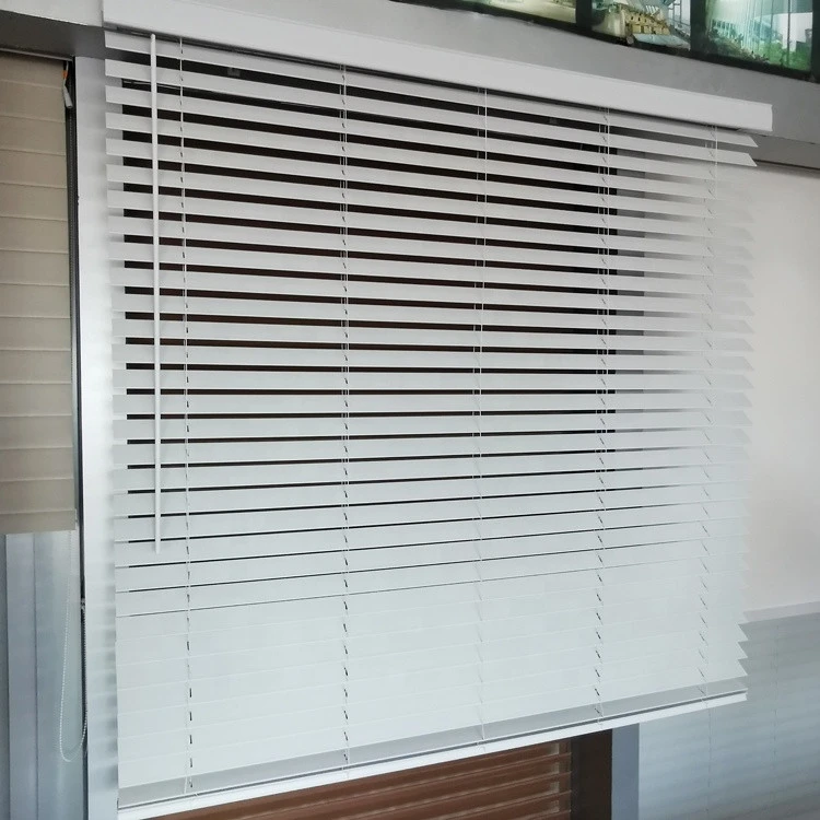 High Quality 2&quot; Faux Wood Blinds Pvc foam Material Venetian Blinds for Shutters