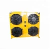 High quality 380V/220V oil cooler air heat exchanger with four fans