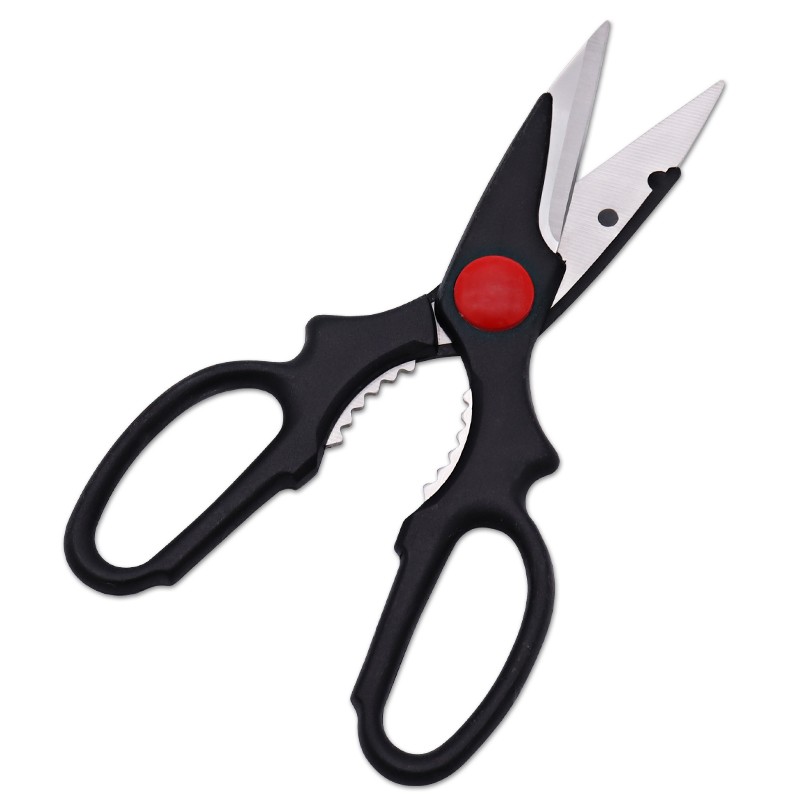 high quality 8 vegetable meat cutting domestic multi-purpose durable stainless steel household scissors kitchen shears