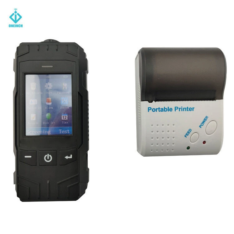 High quality alcohol breath tester with bluetooth printer