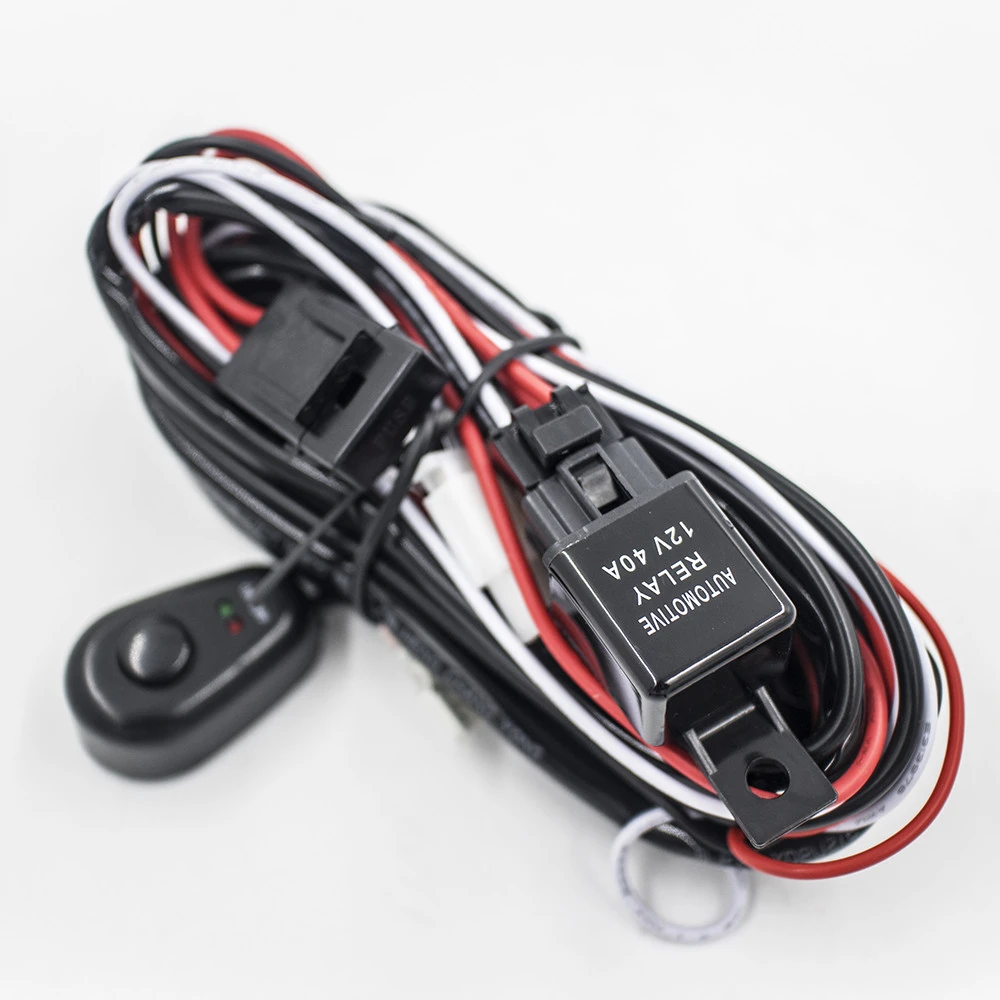 High quality and multi function loading 180w led light bar automobile wiring harness with remote controller