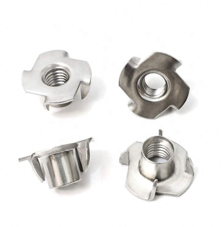 High Quality Chinese Factory of Four claw t nut, t nut, t-nut With Four Claws
