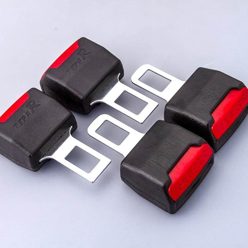 High Quality Custom Universal Car Seat Belt Clip Black Extender Safety Belts Plug
