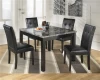 High-quality dining room furniture marble dining table sets one table and four chairs