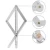 Import High Quality DIY Multi-angle Corner Angle Finder Stainless Steel Protractor Tile Wood Ruler Woodworking Model Craft Angle Square from China