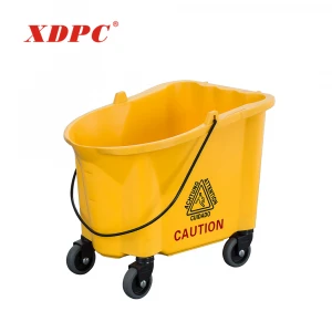 High quality hotel hospital side press wringer 36l plastic cleaning mop squeezer bucket trolleys cart