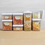 High quality large pantry snack candy grain container food kitchen storage containers
