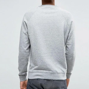 High quality professional manufacture man grey blank hoodies sport running gym raglan sweatshirt for men
