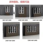 High-quality Selling well customized white high gloss french modern metal library furniture bookcase