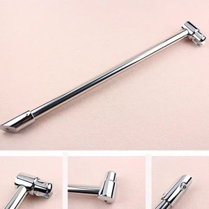 High quality stainless steel material shower glass swing door towel bar, shower rail