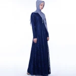 high quality summer lace Islam robe muslim women dress islamic clothing