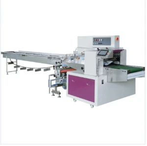 High Speed Automatic Butter Glazed Donuts pillow wrapping machine