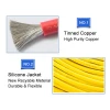 High Temperature Wire 1awg 4awg 8awg 10 12 14 16 18 20 24 26 28 30 32 awg guage Super Flexible Silicone Wire