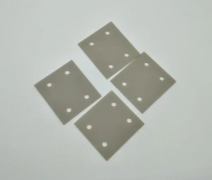 High thermal conductivity and low dielectric constant aluminum nitride ceramic disc