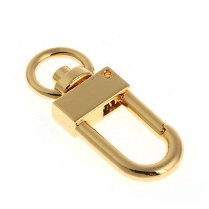 Highly polished rack plating gold tone bag accessory hardware hk metal snap hooks