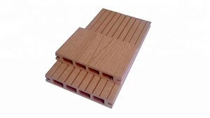hollow anti uv wpc decking outdoor plastic wood composite flooring
