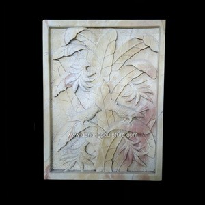Home Decoration Flower stone sculpture relief DSF-PD28
