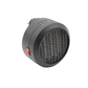 Home heating adjustable electric fan heater, wall mounted portable handy mini heater 650W