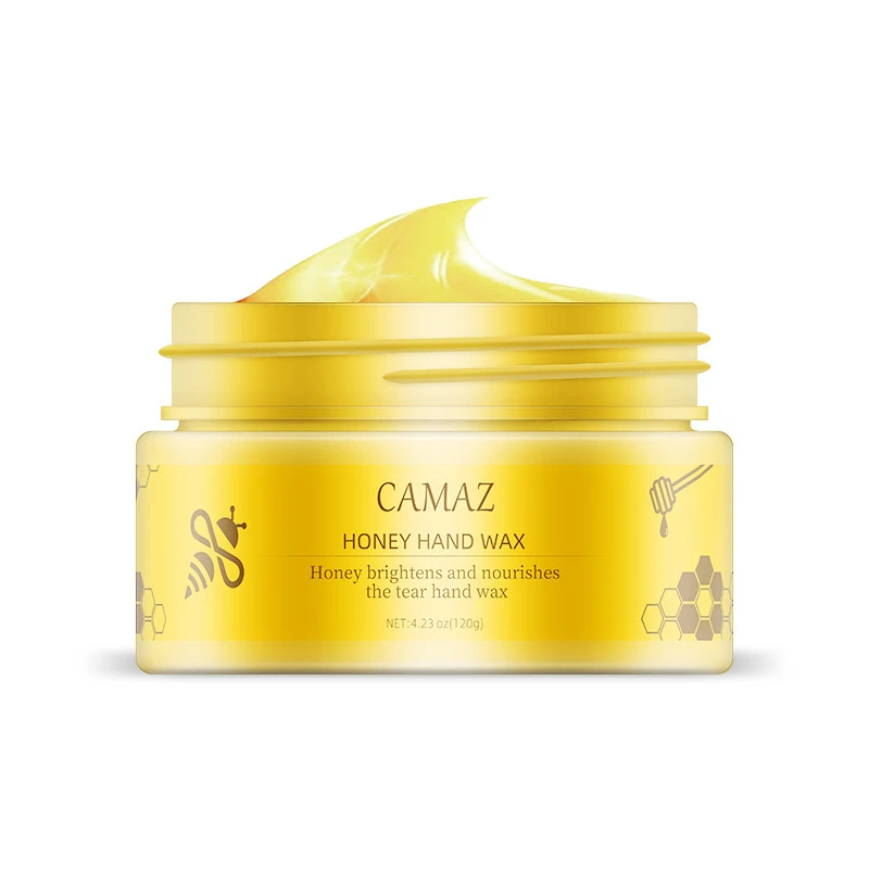 Honey Hand Wax mask Honey brightens and nourishes the tear hand patch