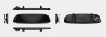 HOT 7.0 inch big screen 1080p Car DVR dual lens Rearview mirror Car Camera Mirror Dash Cam Car black box