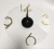 Import Hot jewish Acrylic Wall Clock factory custom Lucite Hanger Clock from China
