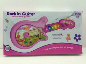 hot sale baby guitar toy bass guitar Musical Instruments plastic miniature toy guitar for kids