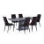 Import Hot Sale Bazhou Modern Dining Table Set Small Family Style Dining Room Sets from China