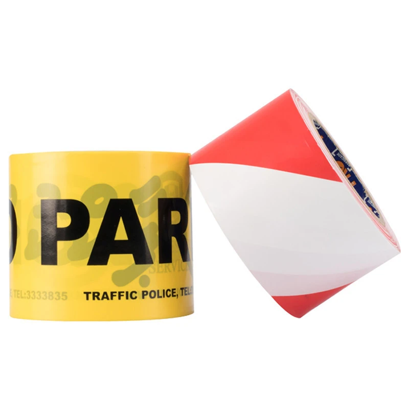 Hot Sale Customize Printed PE Signal No Adhesion Safety Flagging Barrier Warning Tape