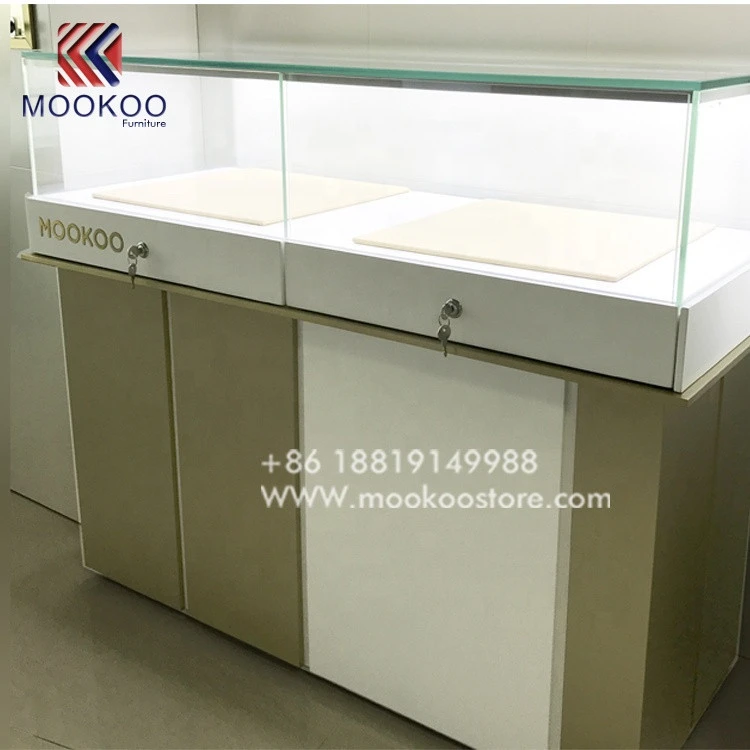 Hot Sale Customized Jewelry Display Cabinet Retail Supplies from MOOKOO Furniture