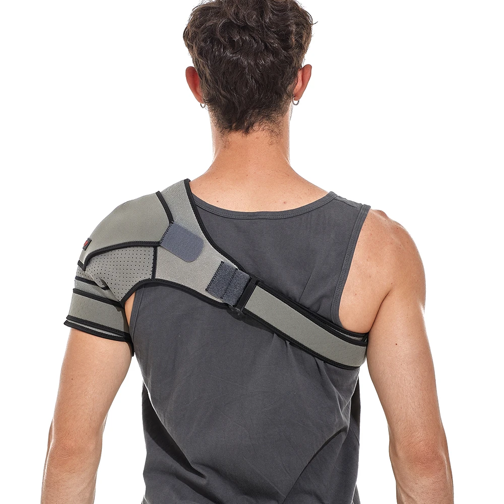 Hot sale fitness shoulder protector left right shoulder support brace pain relief shoulder thick pad
