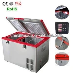 HOT SALE High-quality AC/DC dual zone Portable car fridge/SOLAR energy battery freezer AC/12V or 24v freezer/frigerator
