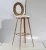 Import Hot sale Modern Golden Stainless steel Tempered glass Bar table Bar stool from China