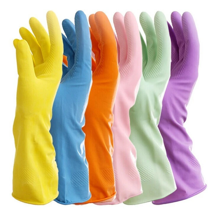 Hot sale natural latex household gloves