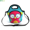 Hot sale neoprene children&#x27;s lunch bag animal cartoon cooler bag With Shoulder Strap