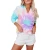 Import Hot Sale Polyester Tie Dye Pullover Long Sleeve Womens Lightweight Hoodies from China