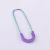 Import hot sale rainbow color 80mm metal U Shape brooch safety pin from China