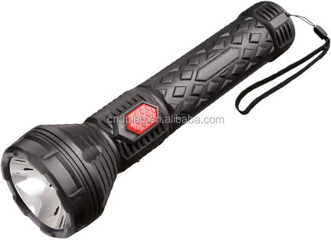 Hot sale small type plastic recharge torch light high power rechargeable light