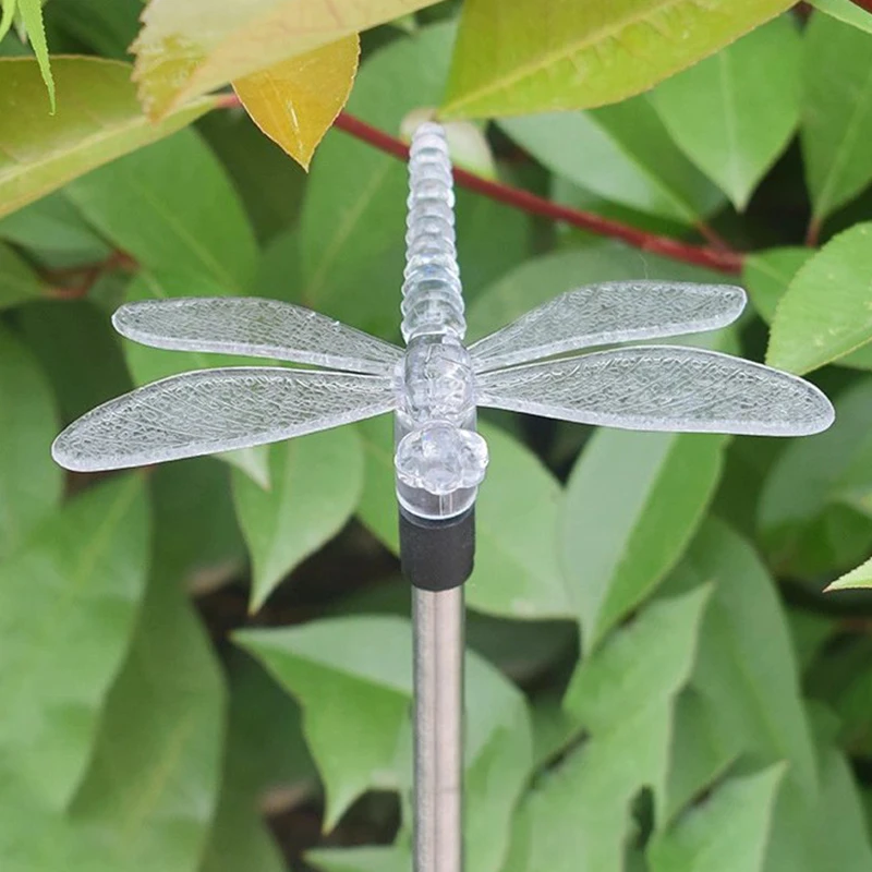 Hot sales outdoor garden ornament waterproof Hummingbird Butterfly and Dragonfly Solar garden lights