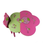 Hot Sell Cartoon Wooden Children Table and Chair Children Furniture