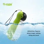Hot Sell Plastic Walking Hiking Leak Proof Pet Cat Drink Feeder Dog Water Bottle