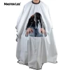 Hot selling custom logo hair cutting capes Salon apron Barber hair Cape With Window