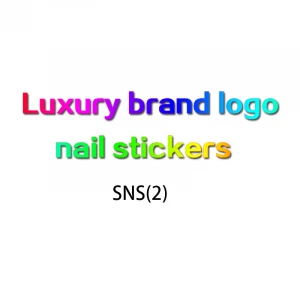 Hot Selling Fashion DIY Nail Art Decoration Sticker Art Nail Sticker Wholesale Colorful Luxury 3D Nail Stickers