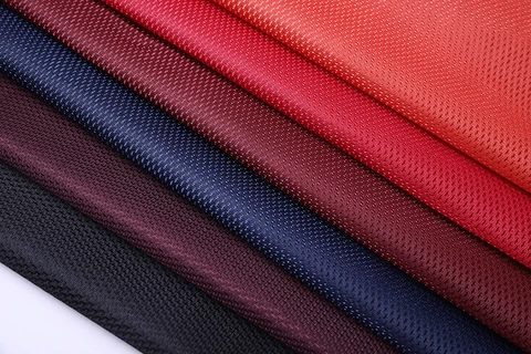 Hot selling fashion thin sandwich mesh 100% polyester fabric for outdoor