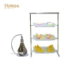 Hot selling hotel restaurant supplies metal buffet food display stand for banquet