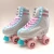 Import Hot selling kids roller skate 4 wheels with led light in the sole and quad skate shoe surface from China