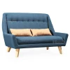 Hot selling latest design living room fabric scandinavian sofa