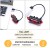 Hot Selling Rechargeable Bicycle Front Rear Light Set USB Cycling Rear Light