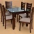 Import Hot wooden dining table with glass top designs from China