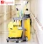 Import Hotel equipment plastic serving vehices cleaning trolley janitor cart with cover from China